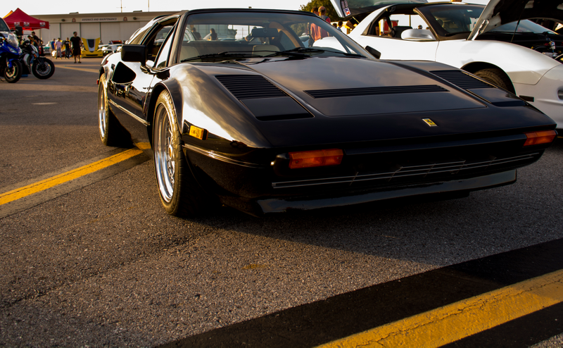speaking of sexy paint, this deep black 308 made me feel all funny inside